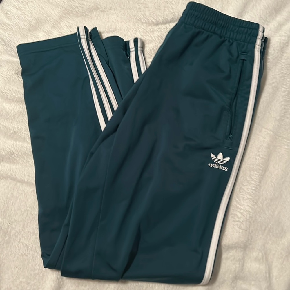 Men’s medium Adidas Firebird Track Pant in Green